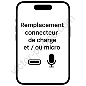 Remp. Connecteur de Charge Original iPhone 16 Pro Max