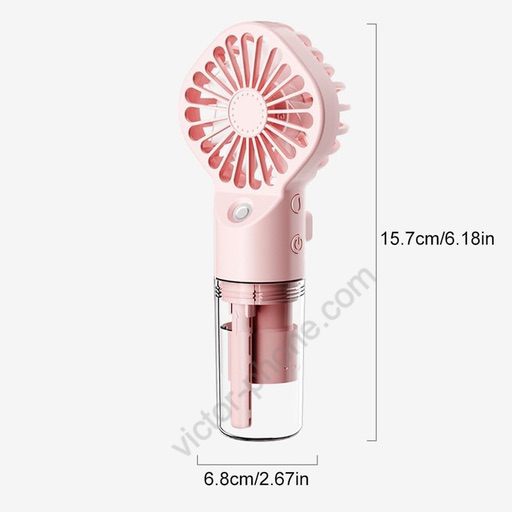 Mini Ventilateur Portable Humidificateur â Image 2
