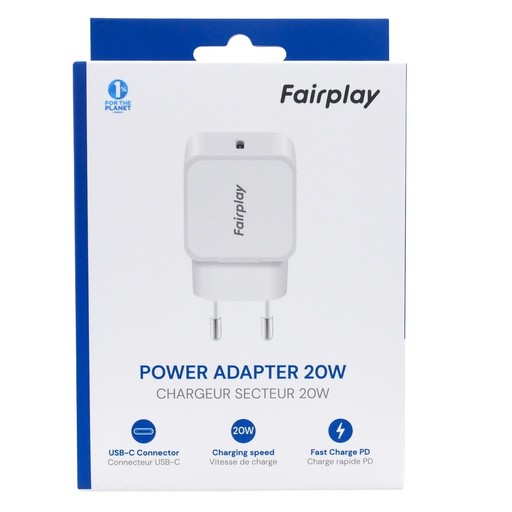 FAIRPLAY Chargeur 20W USB-C